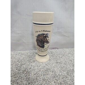 WF Offenhuasen Bavarian German Stoneware Pilsner Beer Stein 1988  Horse